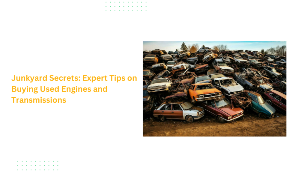 Junkyard Secrets: Expert Tips on Buying Used Engines and Transmissions